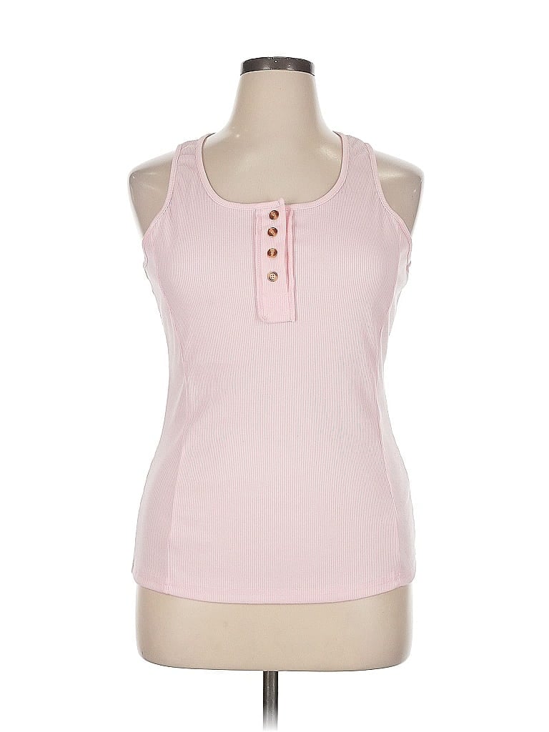 Pre-owned Unbranded Tank Top Pink Halter Neckline Tops