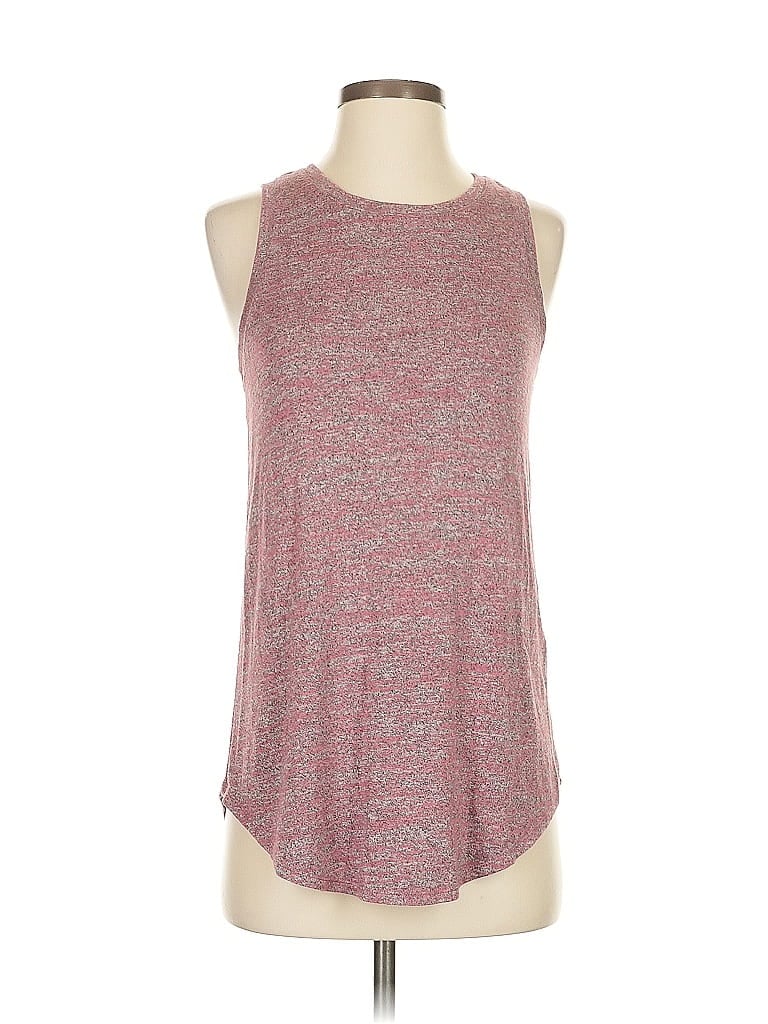 Pre-owned Market & Spruce Tank Top Red Halter Neckline Tops