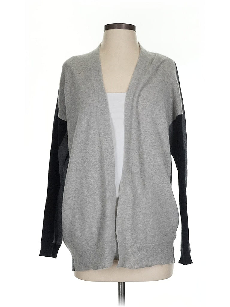 Pre-owned Vince Cardigan Sweater In Gray