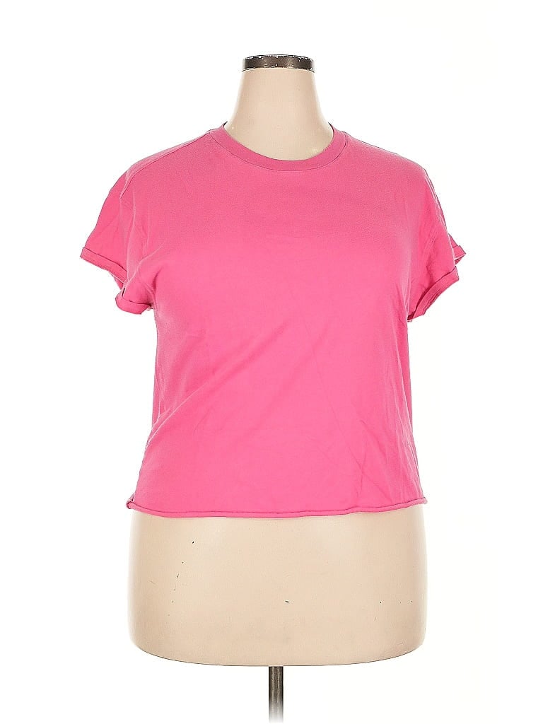 Pre-owned Sincerely Jules For Bandier Short Sleeve T-shirt In Pink