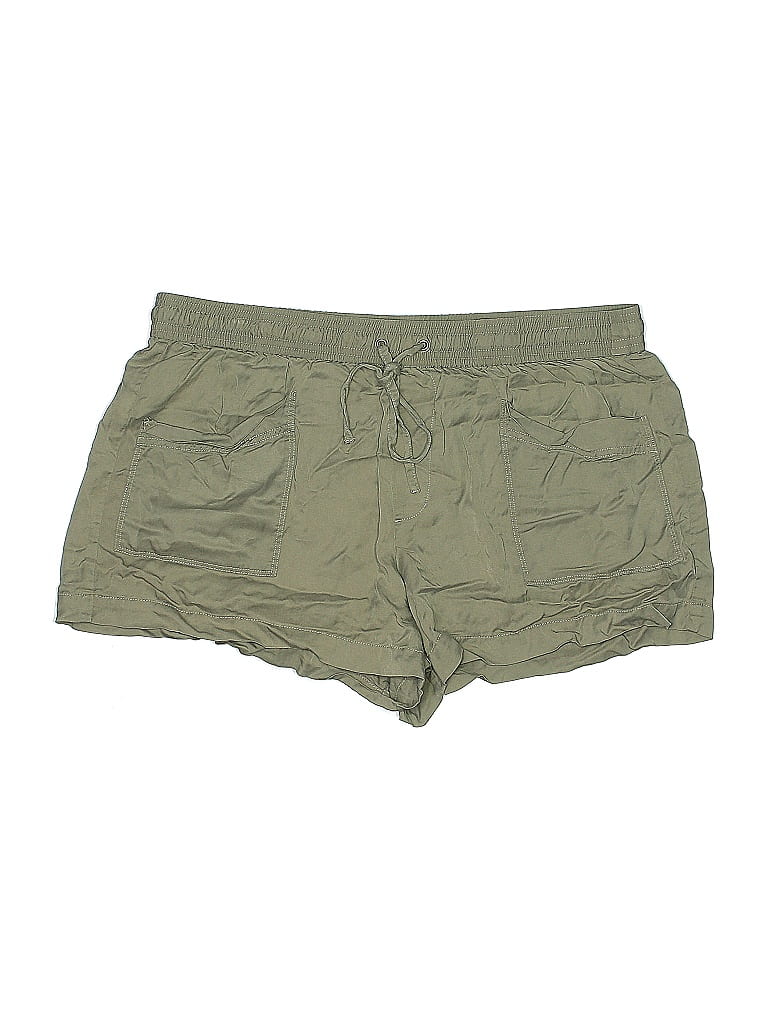 Pre-owned Lou & Grey Khaki Shorts In Green