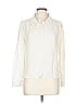 Worth New York 100% Silk Ivory Long Sleeve Silk Top Size L - photo 1