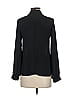 H&M 100% Polyester Black Long Sleeve Blouse Size 2 - photo 2