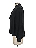 H&M 100% Polyester Black Long Sleeve Blouse Size 2 - photo 5