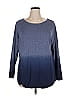 Belle By Kim Gravel Blue Pullover Sweater Size 1X - photo 1