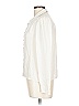 Worth New York 100% Silk Ivory Long Sleeve Silk Top Size L - photo 4