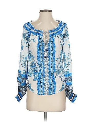 Hale Bob 3/4 Sleeve Silk Top (view 1)