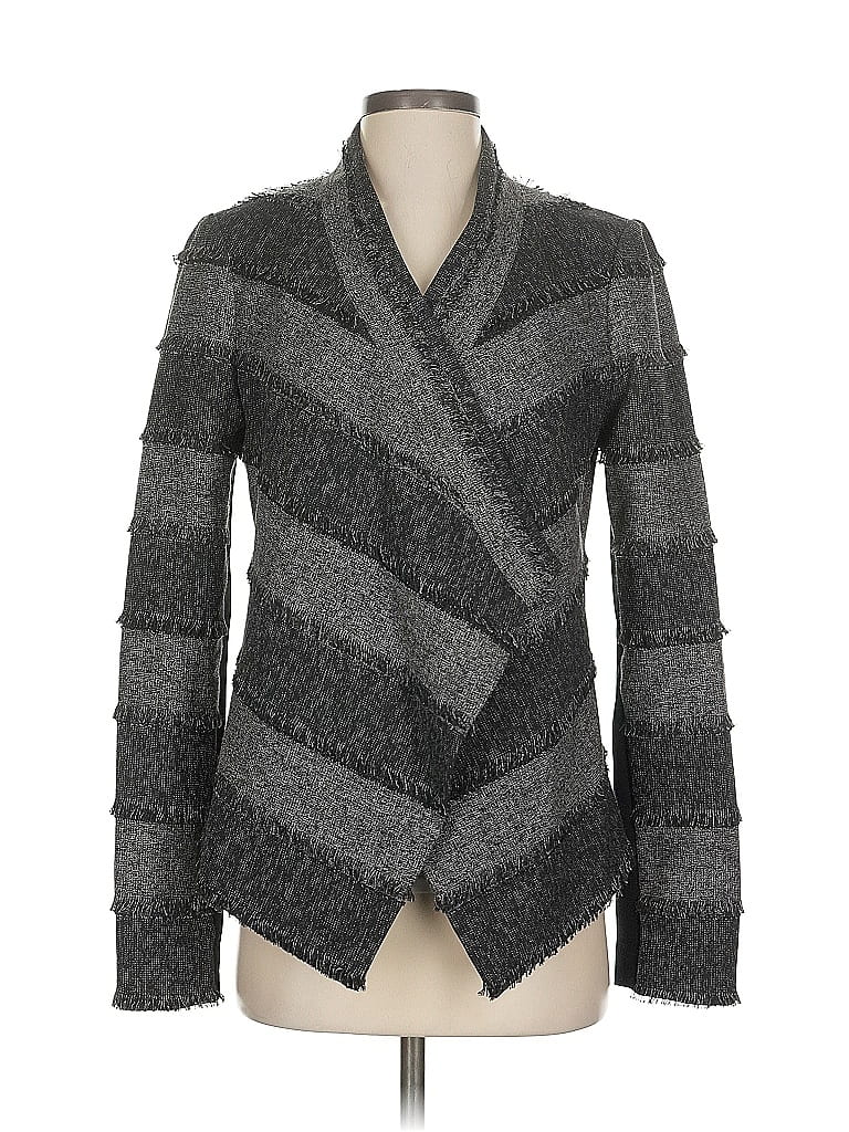Pre-owned Bcbgmaxazria Blazer Jacket In Gray