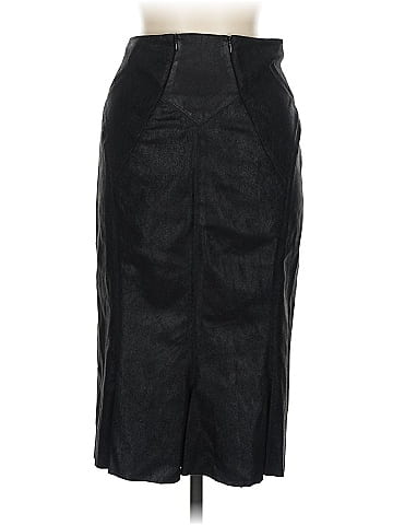 Zac Posen Faux Leather Skirt (view 2)