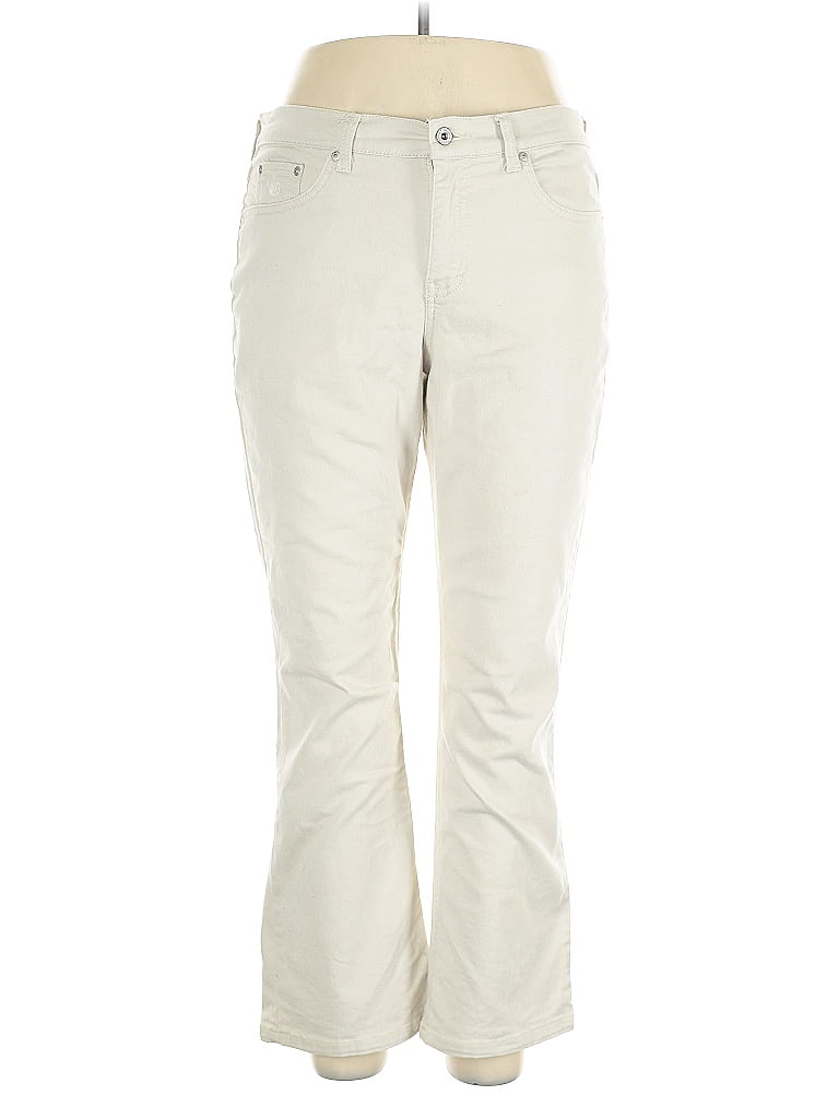 Pre-owned Gloria Vanderbilt Jeans In White