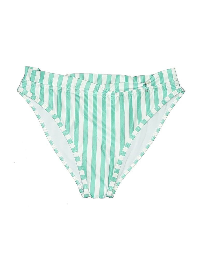Watercolors By Kenny Flowers Swimsuit Bottoms In Green