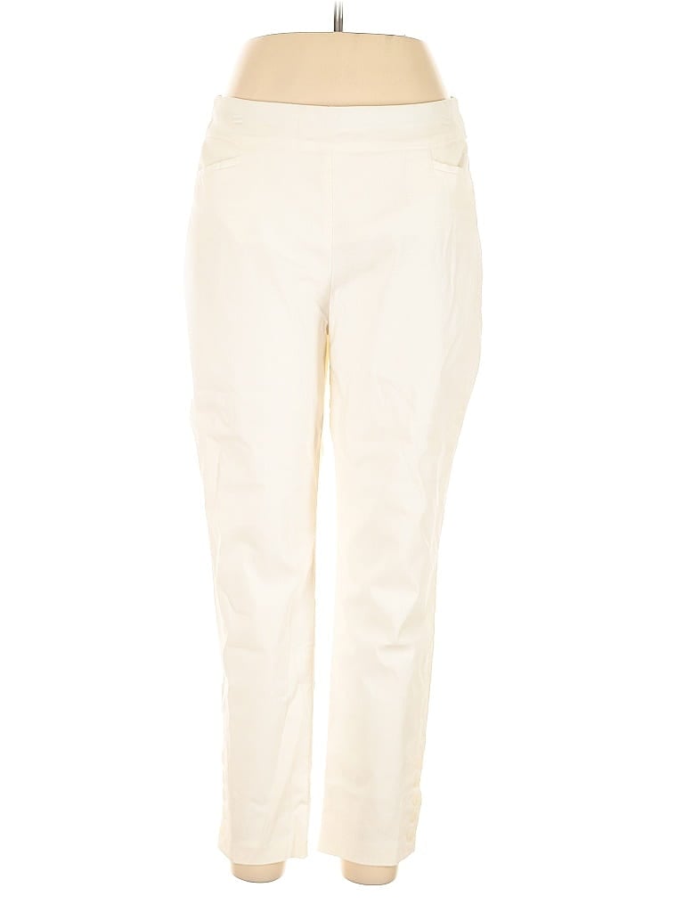 Pre-owned Chico's Casual Pants In White