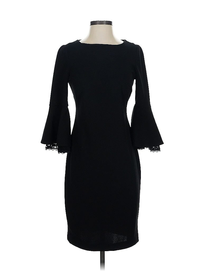 Pre-owned Calvin Klein Cocktail Dress In Black