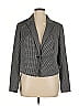 Lane Bryant Chevron-herringbone Gray Blazer Size 16 - photo 1