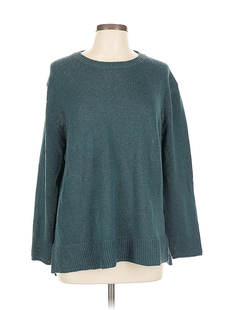 Pre-owned Ella Moss Pullover Sweater In Blue