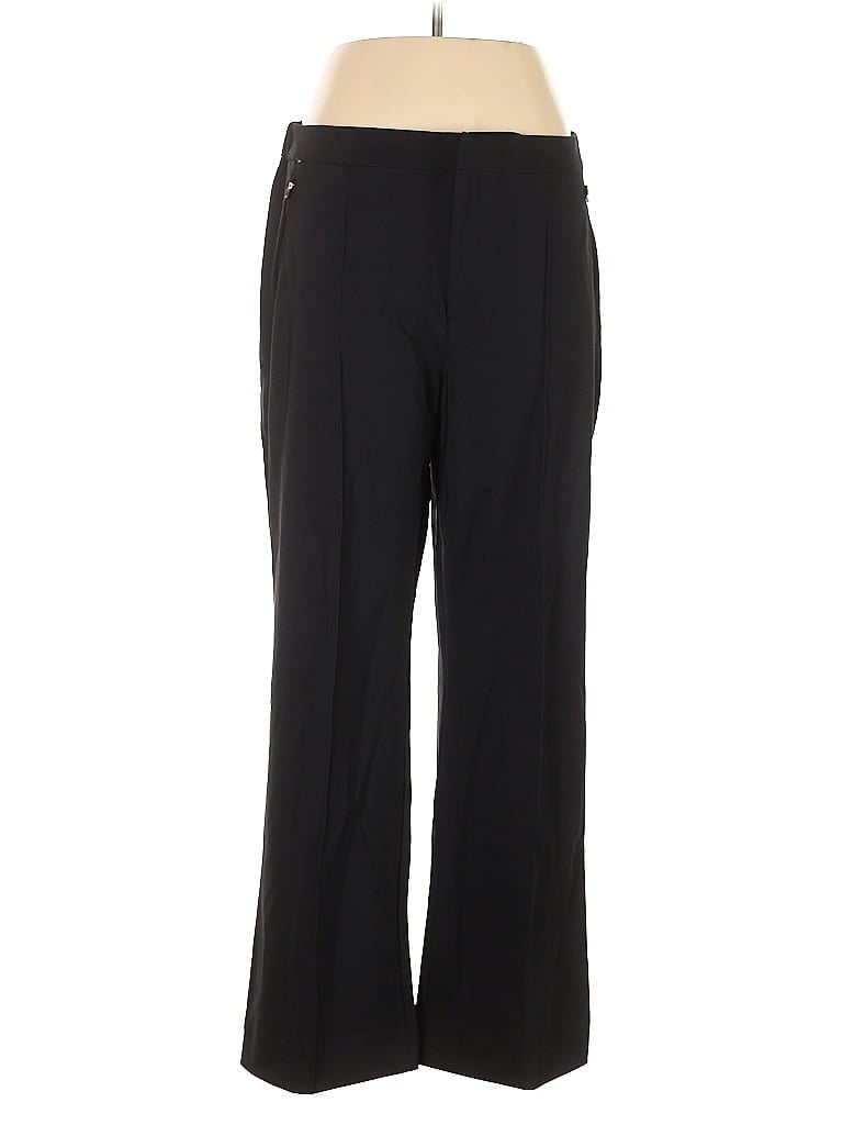 T by Talbots Black Dress Pants Size L - photo 1