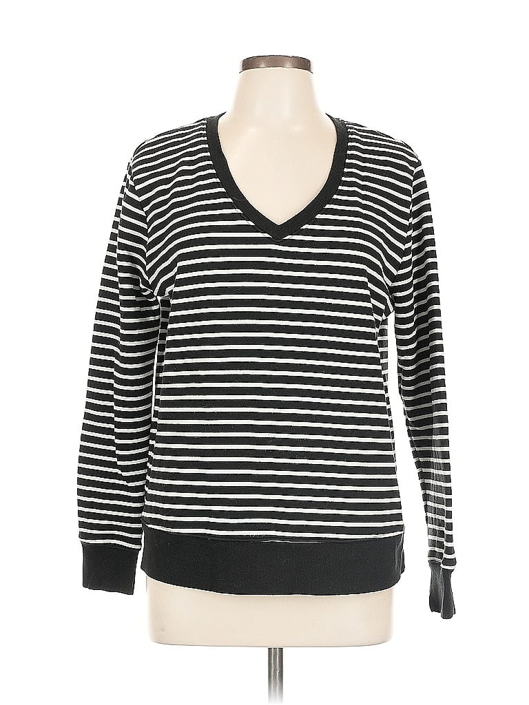 Pre-owned A New Day Long Sleeve Top Black V-neck Tops