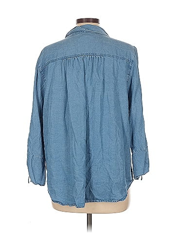 Alfred Dunner 3/4 Sleeve Button-Down Shirt (view 2)
