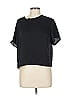 Lively 100% Polyester Black Short Sleeve Top Size L - photo 1