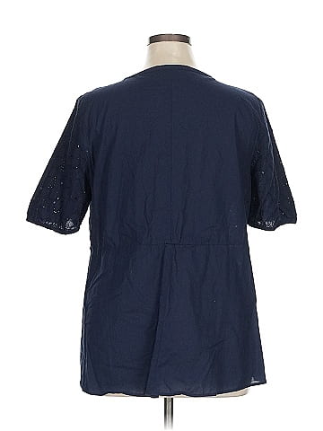 Lane Bryant Outlet Short Sleeve Blouse (view 2)