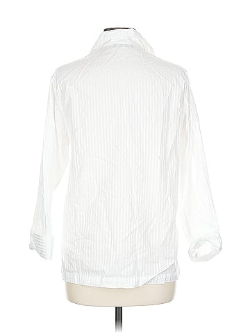 Lauren by Ralph Lauren 3/4 Sleeve Button-Down Shirt (view 2)