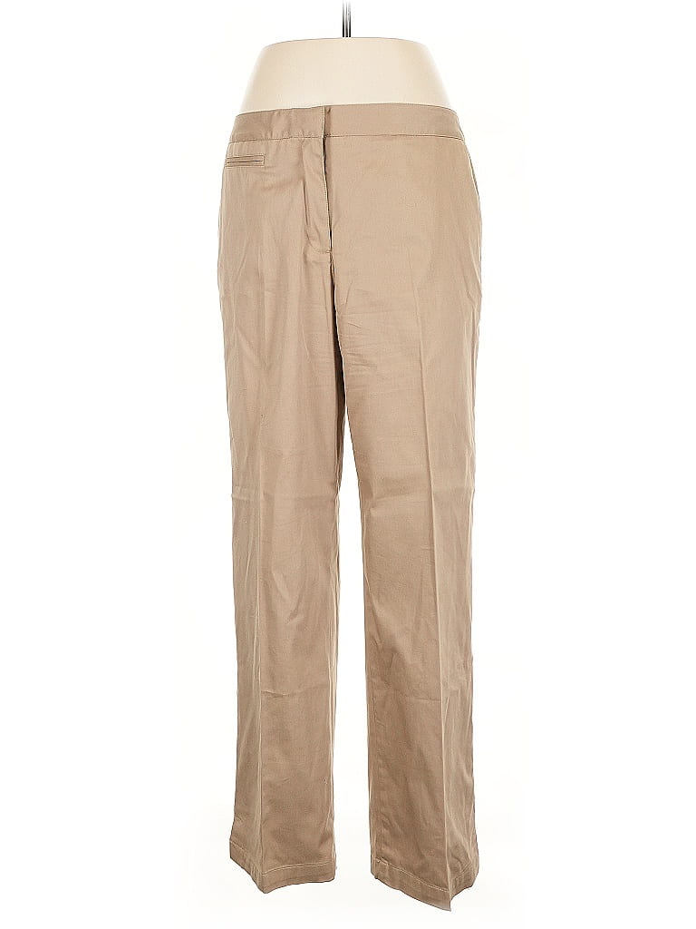 Pre-owned Lizgolf Khaki Pant In Brown