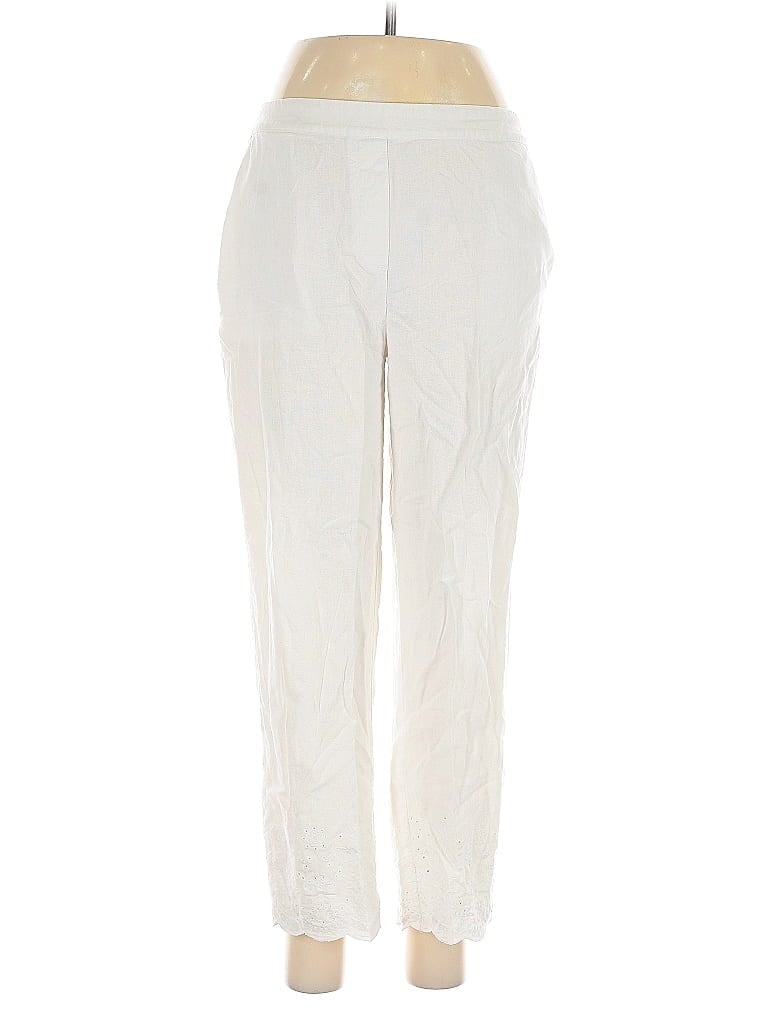 Click to view more detailed imagery on our partner's website Pre-owned Chico's Linen Pants In White