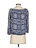 Tommy Hilfiger 100% Rayon Blue 3/4 Sleeve Blouse Size S - photo 2