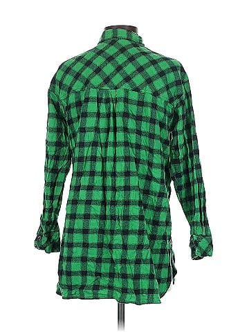Topshop Long Sleeve Button-Down Shirt (view 2)