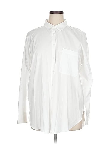 Ann Taylor LOFT Outlet Long Sleeve Button-Down Shirt (view 1)