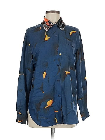 3.1 Phillip Lim Long Sleeve Silk Top (view 1)