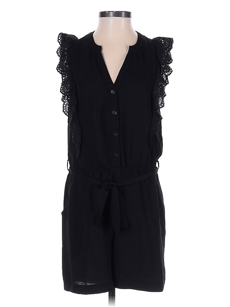 Pre-owned Monteau Romper In Black