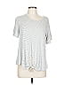 Bobeau Silver Short Sleeve T-Shirt Size L - photo 1
