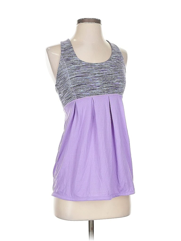 Pre-owned Lululemon Athletica Active Tank Top In Purple