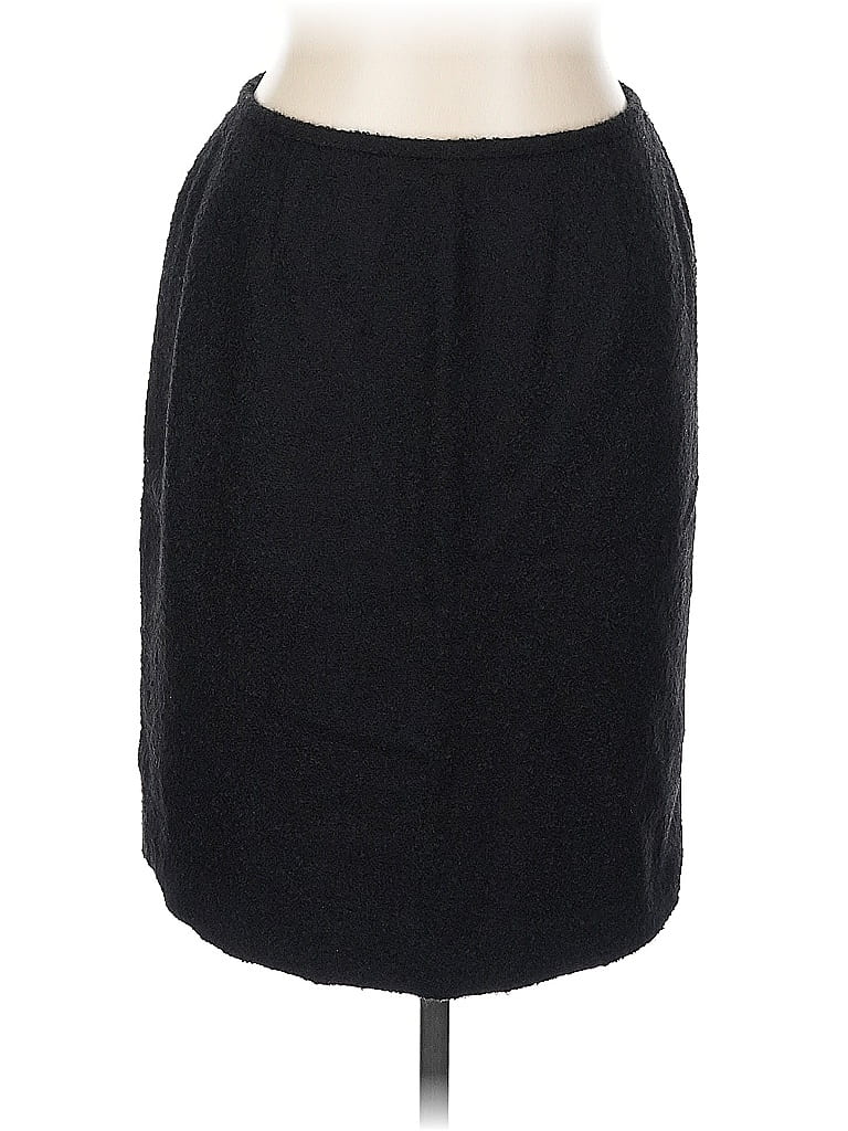 Click to view more detailed imagery on our partner's website Pre-owned Lafayette 148 Wool Skirt In Black
