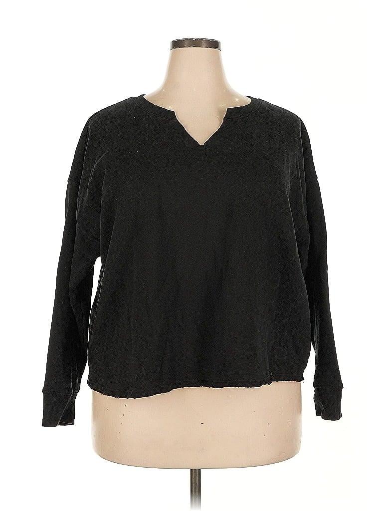 Pre-owned Torrid Pullover Sweater In Black