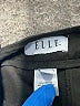 Elle Solid Black Shorts Size 6 - photo 3