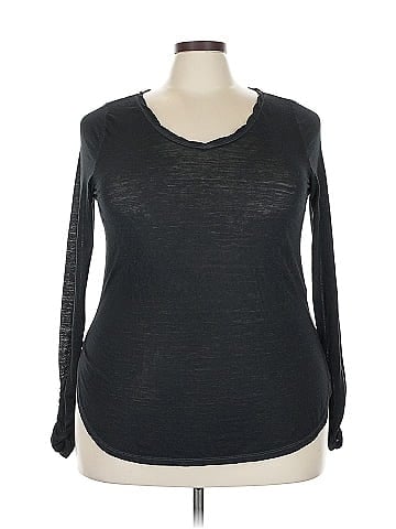 Lane Bryant 3/4 Sleeve T-Shirt (view 1)