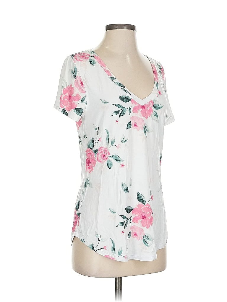 Pre-owned Market & Spruce Short Sleeve T-shirt In White