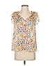 BA&SH Ivory Short Sleeve Blouse Size XS (0) - photo 1
