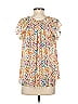 BA&SH Ivory Short Sleeve Blouse Size XS (0) - photo 2