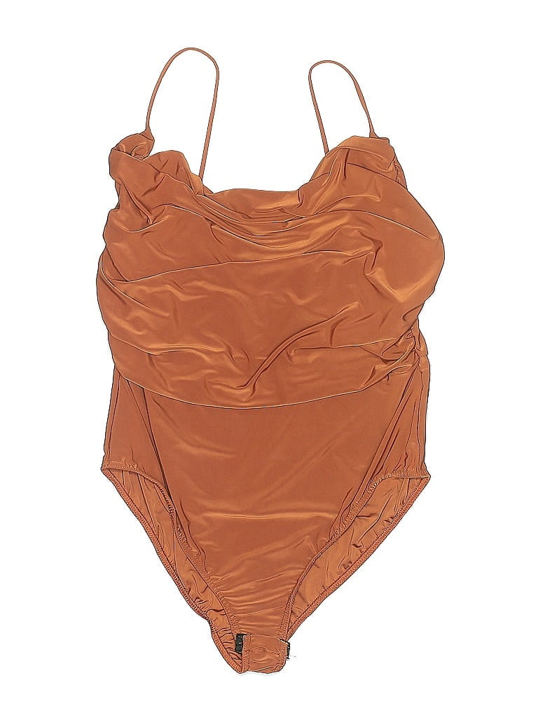 NASTY GAL INC. Pre-owned Bodysuit In Brown