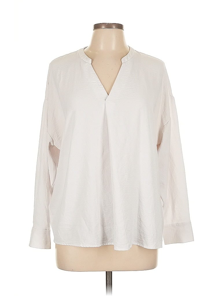 ALFANI Pre-owned Long Sleeve T-shirt In White