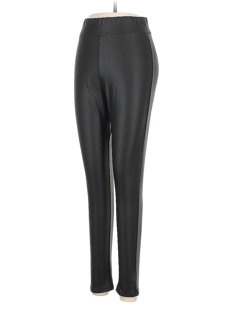 Pre-owned Zara Basic Leggings In Black