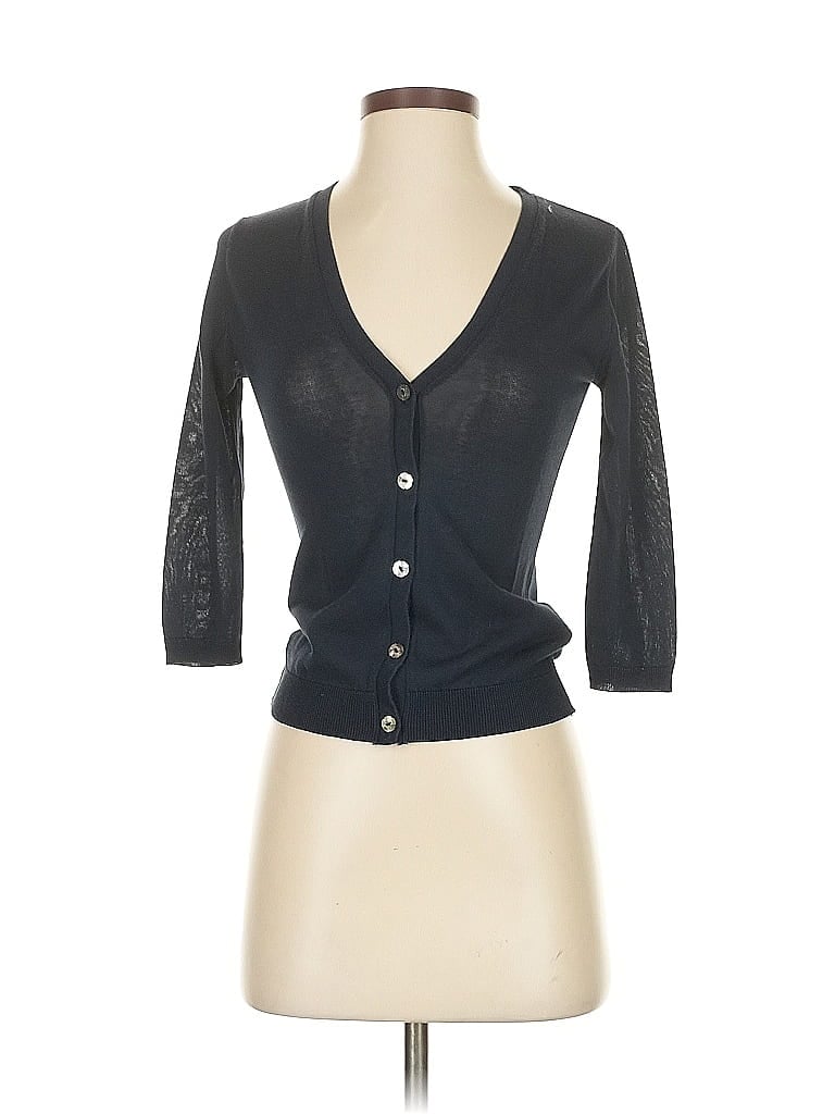 Pre-owned Assorted Brands Cardigan Sweater In Blue