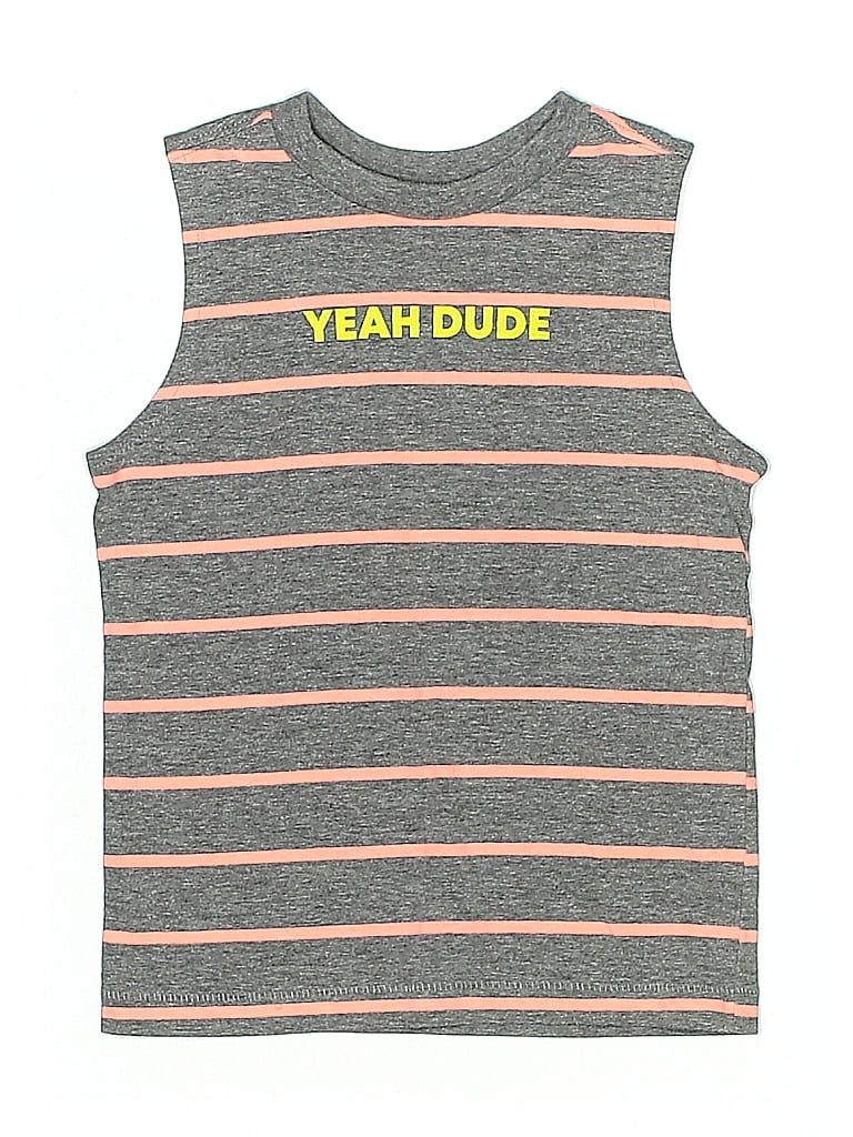 Pre-owned Okie Dokie Kids' Sleeveless T-shirt In Gray