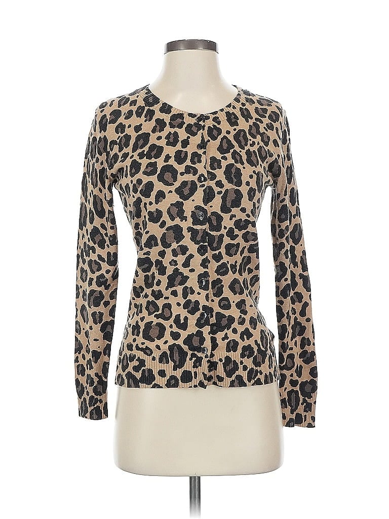 Pre-owned Gap Cardigan Sweater In Brown