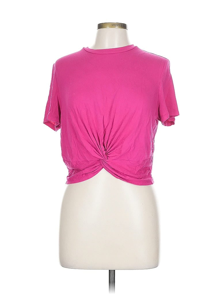 Pre-owned Unbranded Short Sleeve T-shirt In Pink