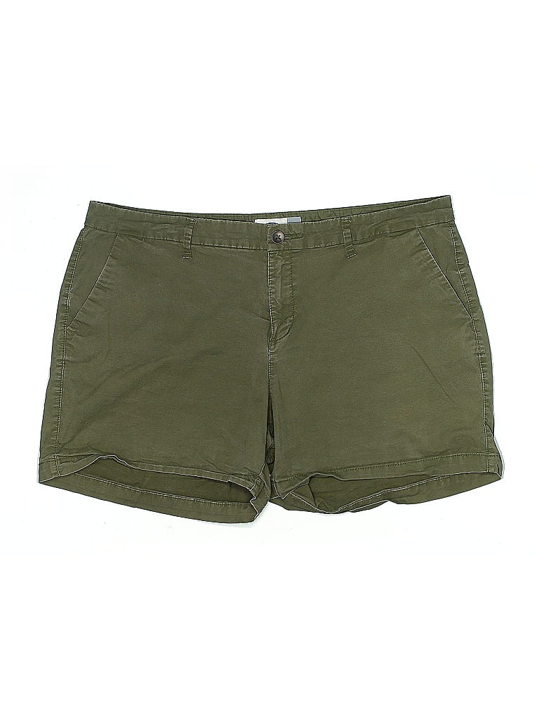 Pre-owned Old Navy Khaki Shorts In Green