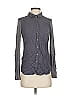 Splendid 100% Rayon Gray Long Sleeve Blouse Size XS - photo 1